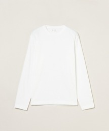 パウダリーコットン クルーネック