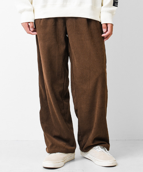 RAT EFFECT（ラットエフェクト）の「コーデュロイワイドパンツ（その他パンツ・キッズ・チャコールグレー/ブラウン/カーキ/ブラック・160/120/130/150/140/170）」の3枚目の写真