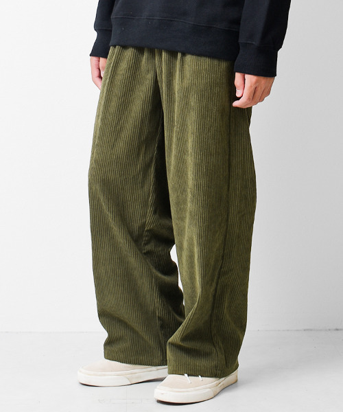 RAT EFFECT（ラットエフェクト）の「コーデュロイワイドパンツ（その他パンツ・キッズ・チャコールグレー/ブラウン/カーキ/ブラック・160/120/130/150/140/170）」の4枚目の写真