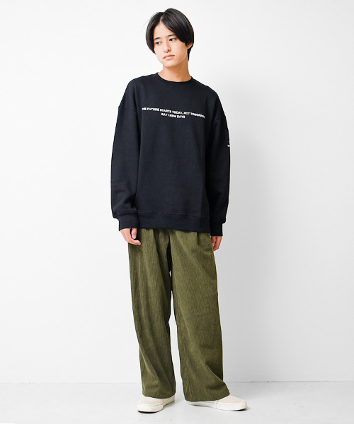 RAT EFFECT（ラットエフェクト）の「コーデュロイワイドパンツ（その他パンツ・キッズ・チャコールグレー/ブラウン/カーキ/ブラック・160/120/130/150/140/170）」の17枚目の写真