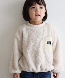 PUPPAPUPO（プッパプーポ）の「ボア プルオーバー トレーナー（その他トップス・キッズ）」