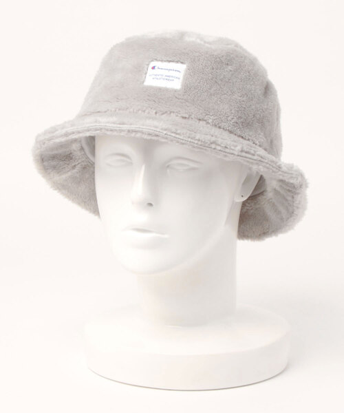 Champion（チャンピオン）の「champion / ボアチケットバケットハット（ハット・レディース・ブラック/オフホワイト/ベージュ/グレー・ONESIZE）」の7枚目の写真