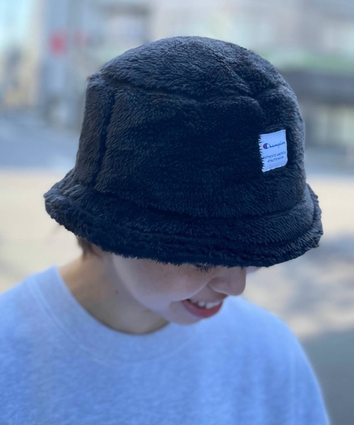 Champion（チャンピオン）の「champion / ボアチケットバケットハット（ハット・レディース・ブラック/オフホワイト/ベージュ/グレー・ONESIZE）」の11枚目の写真