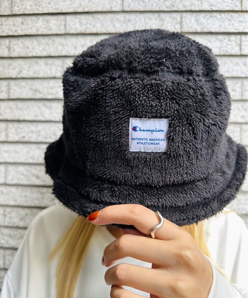 Champion（チャンピオン）の「champion / ボアチケットバケットハット（ハット・レディース・ブラック/オフホワイト/ベージュ/グレー・ONESIZE）」の16枚目の写真