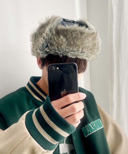 WEGO(ウィゴー)の「WEGO/【一部店限定】ボンバーキャップ(キャップ・レディース・その他1/ブラック・FREE)」の10枚目の写真