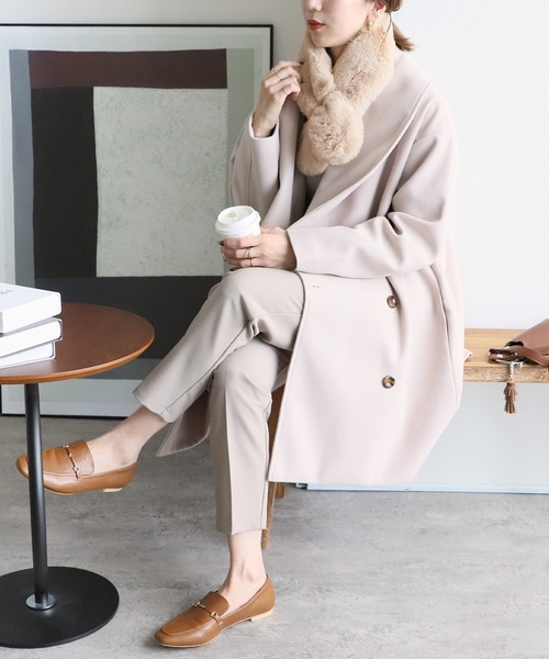 reca（レカ）の「フェイクファーマフラー（マフラー・レディース・ベージュ/ブラック/アイボリー・ONE SIZE）」の12枚目の写真