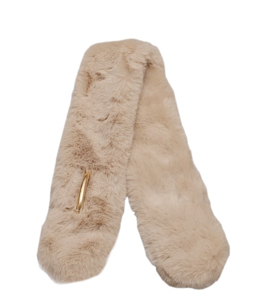 reca（レカ）の「フェイクファーマフラー（マフラー・レディース・ベージュ/ブラック/アイボリー・ONE SIZE）」の15枚目の写真