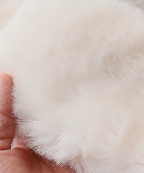 reca（レカ）の「フェイクファーマフラー（マフラー・レディース・ベージュ/ブラック/アイボリー・ONE SIZE）」の21枚目の写真