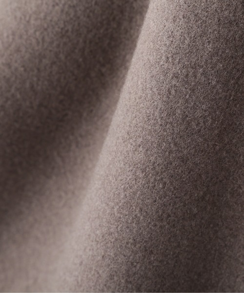 N.（N. Natural Beauty Basic）（エヌエヌナチュラルビューティーベーシック）の「◆ウィングケープステンショートコート（ステンカラーコート・レディース・ブルー/モカ/ナチュラル・MEDIUM）」の7枚目の写真