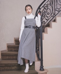 ANDGEEBEE | アシメチェックキャミワンピ(ワンピース)