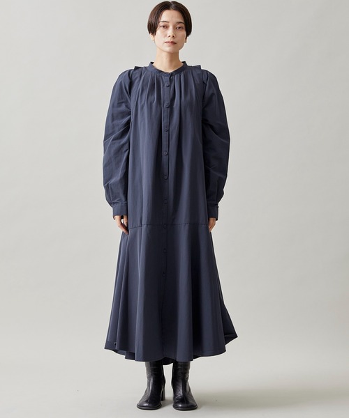 美品✦RUMCHE ラムシェ ボリュームスリーブドレス シャツ