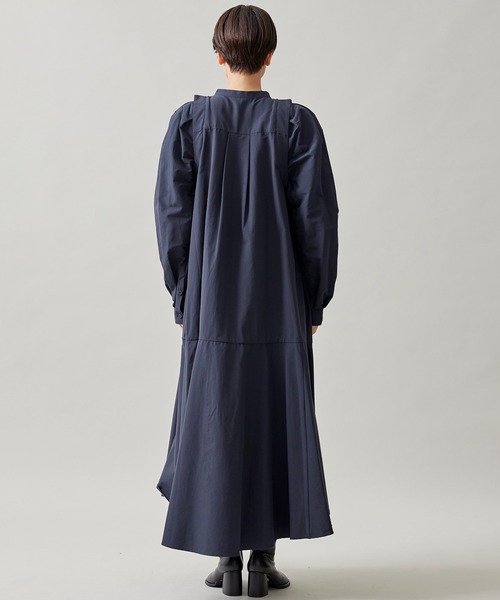RUMCHE（ラムシェ）の「【RUMCHE/(ラム・シェ)】ボリュームスリーブドレス（ドレス・レディース・ネイビー・SMALL/MEDIUM）」の3枚目の写真