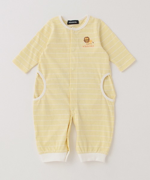 kladskap（クレードスコープ）の「お尻アニマル長袖2wayオール（その他ベビーウェア・キッズ・クリーム/トップグレー/ピンク・50-70cm）」の12枚目の写真