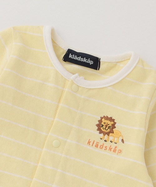 kladskap（クレードスコープ）の「お尻アニマル長袖2wayオール（その他ベビーウェア・キッズ・クリーム/トップグレー/ピンク・50-70cm）」の13枚目の写真