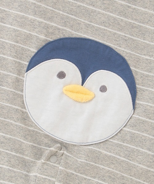 kladskap（クレードスコープ）の「お尻アニマル長袖2wayオール（その他ベビーウェア・キッズ・クリーム/トップグレー/ピンク・50-70cm）」の5枚目の写真