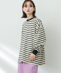 SENSE OF PLACE by URBAN RESEARCH | 『ユニセックス』ボーダーエクストラルーズロンTシャツ(Tシャツ/カットソー)