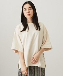 TOBILA | ミニ裏毛スウェットボックスTシャツ(Tシャツ/カットソー)