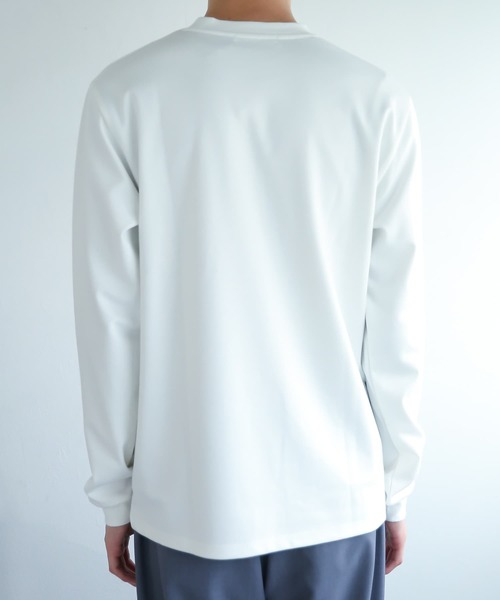 SENSE OF PLACE by URBAN RESEARCH（センスオブプレイスバイアーバンリサーチ）の「シシュウポンチロングTシャツ（Tシャツ/カットソー・メンズ・ホワイト/ブラック/カーキ/ブルー・MEDIUM/LARGE）」の12枚目の写真