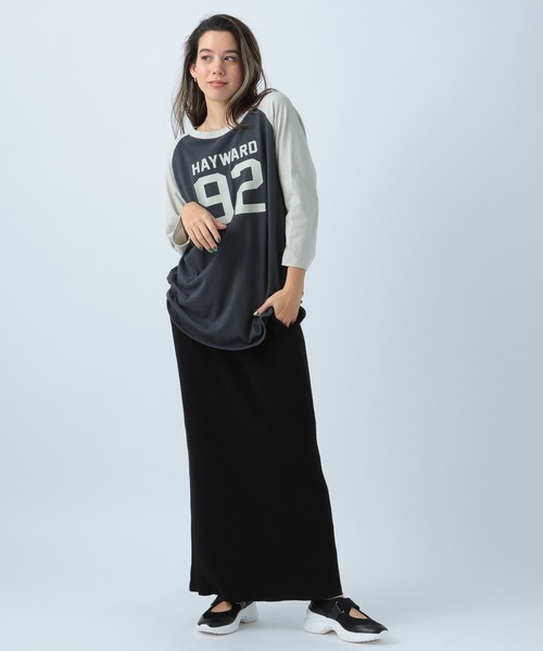 BAYFLOW（ベイフロー）の「プリントラグランT7S（Tシャツ/カットソー・メンズ・チャコール/ベージュ/グリーン・FREE）」の11枚目の写真