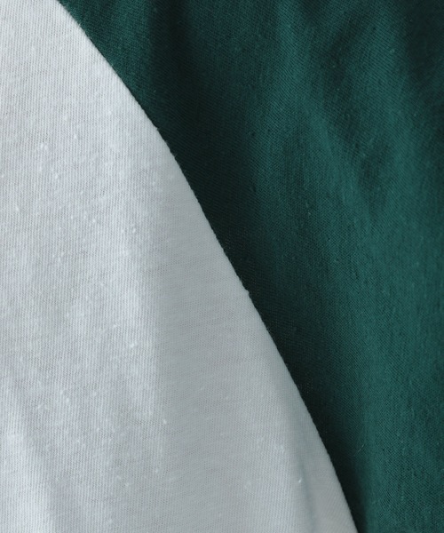 BAYFLOW（ベイフロー）の「プリントラグランT7S（Tシャツ/カットソー・メンズ・チャコール/ベージュ/グリーン・FREE）」の21枚目の写真