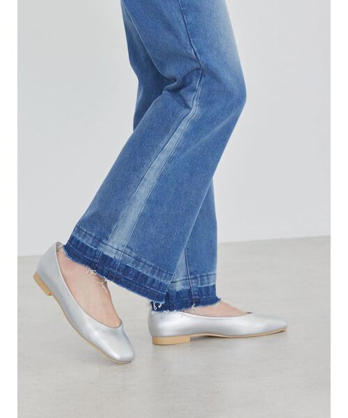 AMERICAN HOLIC（アメリカンホリック）の「フレアー切り替えデニム（デニムパンツ・レディース・ライトインディゴブルー・M/S/L）」の18枚目の写真