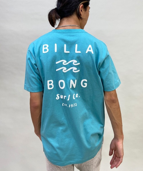 BILLABONG（ビラボン）の「BILLABONG/ビラボン CLEAN LOGO/ブランドロゴ バックプリントTシャツ/半袖Tシャツ BD011-204（Tシャツ/カットソー・メンズ・グリーン/ブラック/ベージュ/ホワイト×ネイビー/ホワイト×グリーン・XL/M/S/XXL/L）」の5枚目の写真