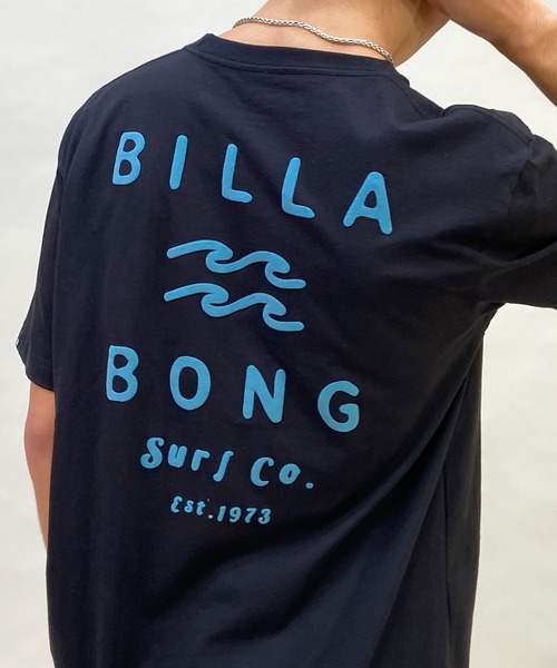 BILLABONG（ビラボン）の「BILLABONG/ビラボン CLEAN LOGO/ブランドロゴ バックプリントTシャツ/半袖Tシャツ BD011-204（Tシャツ/カットソー・メンズ・グリーン/ブラック/ベージュ/ホワイト×ネイビー/ホワイト×グリーン・XL/M/S/XXL/L）」の3枚目の写真