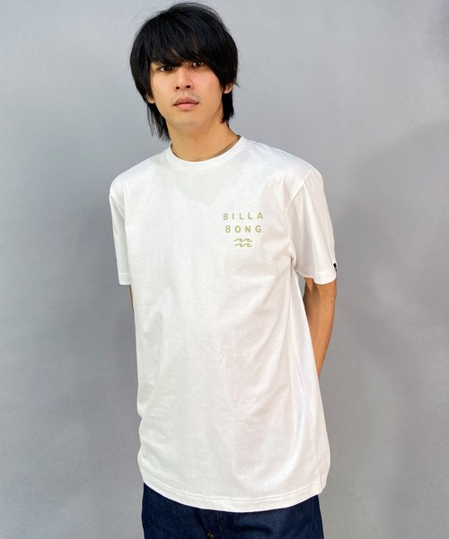 BILLABONG（ビラボン）の「BILLABONG/ビラボン CLEAN LOGO/ブランドロゴ バックプリントTシャツ/半袖Tシャツ BD011-204（Tシャツ/カットソー・メンズ・グリーン/ブラック/ベージュ/ホワイト×ネイビー/ホワイト×グリーン・XL/M/S/XXL/L）」の21枚目の写真