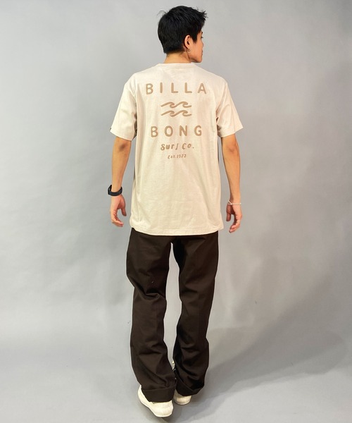 BILLABONG（ビラボン）の「BILLABONG/ビラボン CLEAN LOGO/ブランドロゴ バックプリントTシャツ/半袖Tシャツ BD011-204（Tシャツ/カットソー・メンズ・グリーン/ブラック/ベージュ/ホワイト×ネイビー/ホワイト×グリーン・XL/M/S/XXL/L）」の9枚目の写真