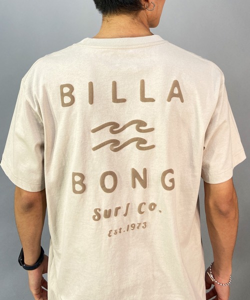 BILLABONG（ビラボン）の「BILLABONG/ビラボン CLEAN LOGO/ブランドロゴ バックプリントTシャツ/半袖Tシャツ BD011-204（Tシャツ/カットソー・メンズ・グリーン/ブラック/ベージュ/ホワイト×ネイビー/ホワイト×グリーン・XL/M/S/XXL/L）」の6枚目の写真