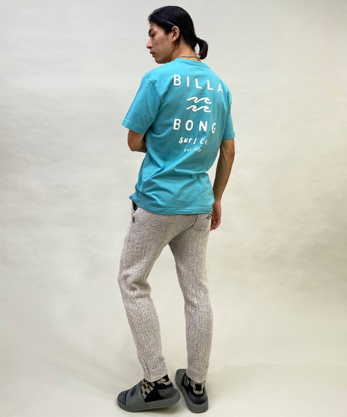 BILLABONG（ビラボン）の「BILLABONG/ビラボン CLEAN LOGO/ブランドロゴ バックプリントTシャツ/半袖Tシャツ BD011-204（Tシャツ/カットソー・メンズ・グリーン/ブラック/ベージュ/ホワイト×ネイビー/ホワイト×グリーン・XL/M/S/XXL/L）」の14枚目の写真