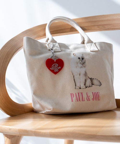 PAUL&JOE(ポールアンドジョー)の「PAUL & JOE ACCESSOIRES (ポール&ジョーアクセソワ) ミニトート キャンバス・フォトプリント PJA-B822 ポールアンドジョー(トートバッグ・レディース・ブラック/アイボリー・FREE)」の16枚目の写真