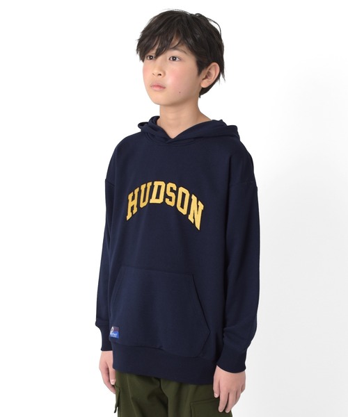 GLAZOS（グラソス）の「【Penfield】ミニ裏毛・刺繍パーカー（パーカー・キッズ・オートミール/ネイビー/グレー・140cm/150cm/170cm/160cm）」の4枚目の写真