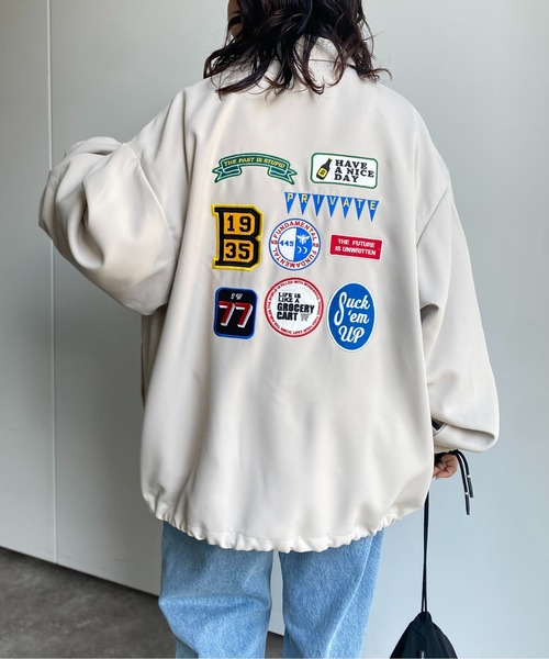 CPCM（シーピーシーエム）の「バック刺繍コーチジャケット