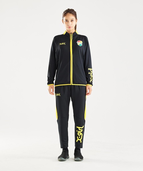 X-girl（エックスガール）の「WEリーグ|JEF ICL TRAINING JERSEY TOP/ジェフユナイテッド市原・千葉レディース/JEF UNITED/トレーニングジャージ（スポーツグッズ・レディース・ネイビー/ブラック・SMALL/MEDIUM/LARGE/O/XO）」の10枚目の写真