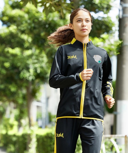 X-girl（エックスガール）の「WEリーグ|JEF ICL TRAINING JERSEY TOP/ジェフユナイテッド市原・千葉レディース/JEF UNITED/トレーニングジャージ（スポーツグッズ・レディース・ネイビー/ブラック・SMALL/MEDIUM/LARGE/O/XO）」の14枚目の写真