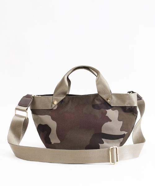 COOCO（クーコ）の「テープハンドル迷彩柄２ＷＡＹミニトートバッグ（トートバッグ・レディース・カーキ/グレー・9）」の11枚目の写真