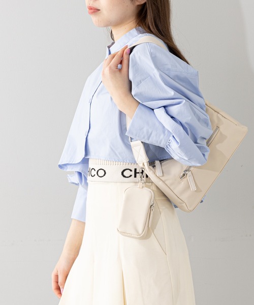 Chico(チコ)の「【2023SS】クロップドブロードブラウス(シャツ/ブラウス・レディース・グレー/ホワイト/ブルー系その他・FREE)」の15枚目の写真