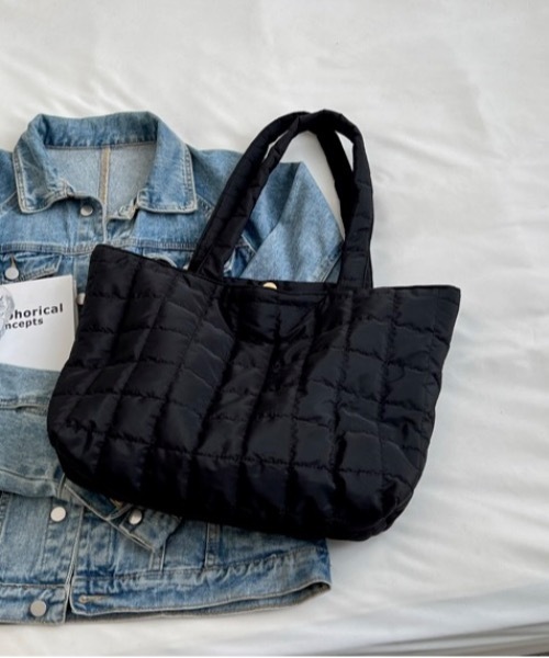 Burner(バーナー)の「【OKUOKU 0909】 ナイロン キルティング トートバッグ oku-bag-691749146916-16(トートバッグ・メンズ・A/E/C/D/B・FREE)」の1枚目の写真