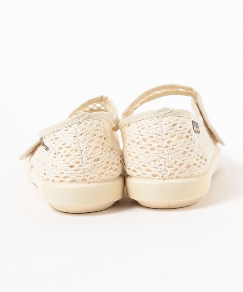 ALBEROLA（アルベローラ）の「ALBEROLA × B:MING by BEAMS / 別注 レース フラットシューズ（バレエシューズ・レディース・アイボリー系/ブラック・39/38/37/36）」の17枚目の写真