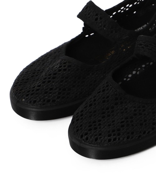 ALBEROLA（アルベローラ）の「ALBEROLA × B:MING by BEAMS / 別注 レース フラットシューズ（バレエシューズ・レディース・アイボリー系/ブラック・39/38/37/36）」の6枚目の写真