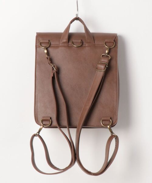 ehka sopo（エヘカソポ）の「3WAYサッチェルバッグ（ショルダーバッグ・レディース・オフホワイト/ブラウン/ベージュ・ﾌﾘ-）」の18枚目の写真