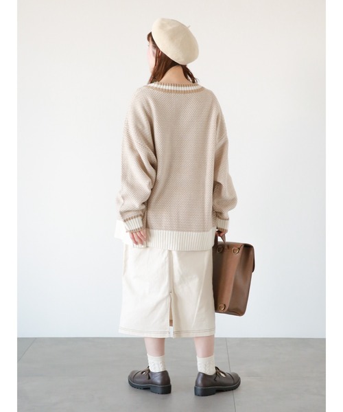 ehka sopo（エヘカソポ）の「3WAYサッチェルバッグ（ショルダーバッグ・レディース・オフホワイト/ブラウン/ベージュ・ﾌﾘ-）」の7枚目の写真