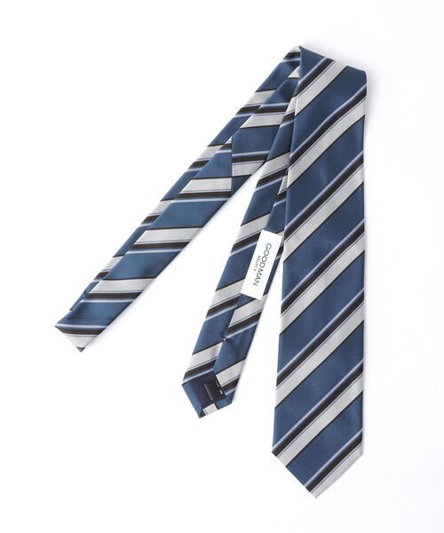 NOLLEY'S goodman（ノーリーズグッドマン）の「Fossati ヘビーツイルストライプネクタイ italian fabric（ネクタイ・メンズ・ブルー系その他3/イエロー系その他3・FREE）」の9枚目の写真