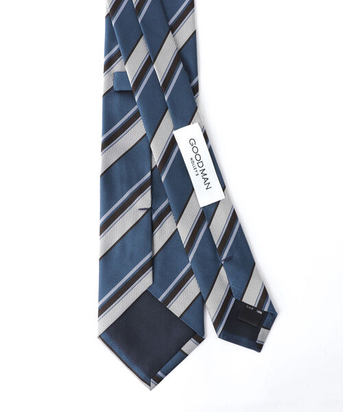 NOLLEY'S goodman（ノーリーズグッドマン）の「Fossati ヘビーツイルストライプネクタイ italian fabric（ネクタイ・メンズ・ブルー系その他3/イエロー系その他3・FREE）」の10枚目の写真