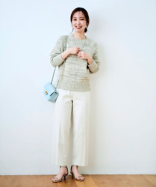 【セール】シェルタリングセンタープレスパンツ（その他パンツ）｜le.coeur blanc（ルクールブラン）