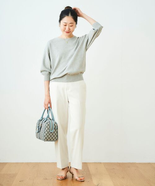 【セール】シェルタリングセンタープレスパンツ（その他パンツ）｜le.coeur blanc（ルクールブラン）