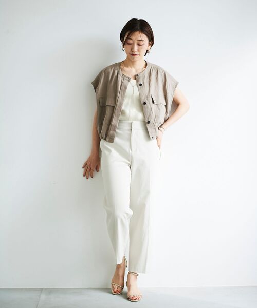 【セール】シェルタリングセンタープレスパンツ（その他パンツ）｜le.coeur blanc（ルクールブラン）