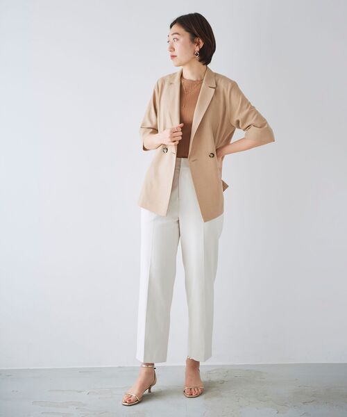 【セール】シェルタリングセンタープレスパンツ（その他パンツ）｜le.coeur blanc（ルクールブラン）