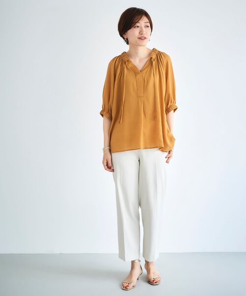 【セール】シェルタリングセンタープレスパンツ（その他パンツ）｜le.coeur blanc（ルクールブラン）